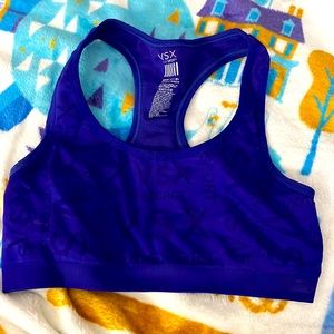 VSX by Victoria’s Secret Sexy Fitness Sports Bra Medium Indigo Blue Purple